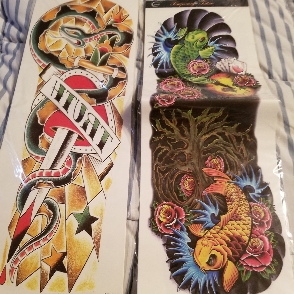 Temporary tattoos